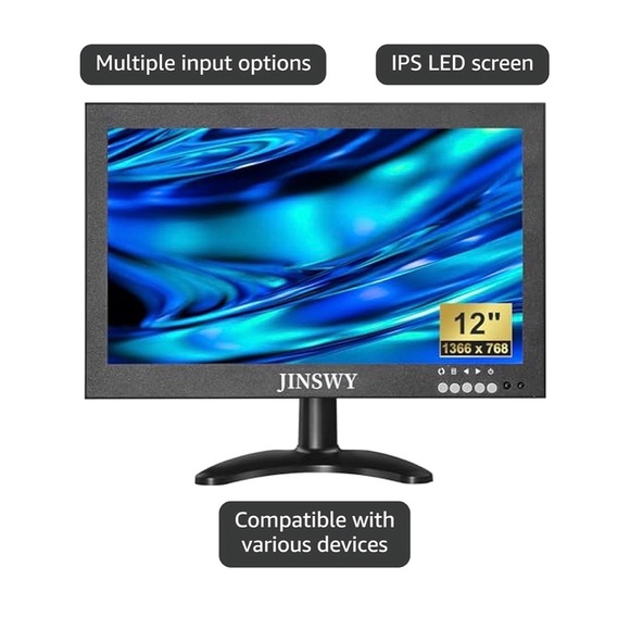 JINSWY 12" Security Monitor - Picture 8 of 11